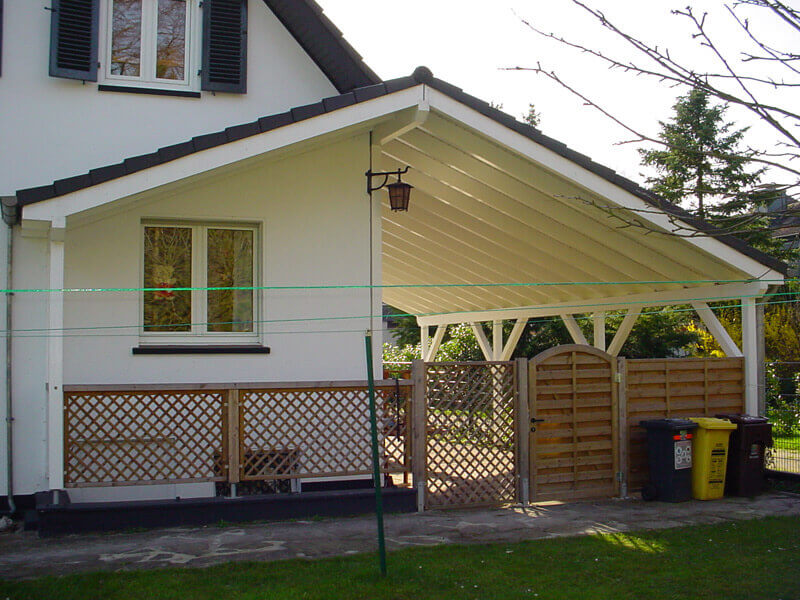 Dachanbau für überdachte Terrasse